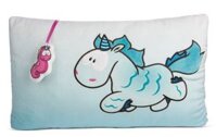 Đồ chơi thú nhồi bông 43x25cm kỳ lân Unicorn Aquario gối cushion GREEN | NICI-49712