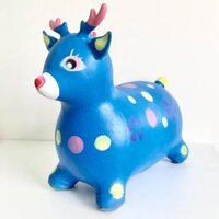 Đồ chơi Thú nhún cho bé có nhạc  dày to, đồ chơi giải trí cho bé Toy Cao Su