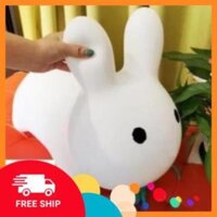 Đồ chơi thú nhún Thỏ Trắng {hàng cao cấp loại 1} không mùi cao su bé thỏa sức nhún nhảy bé thích mê, tăng cường vận động