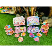 Đồ chơi tiệc bánh trà đáng yêu cho bé có bộ chén ấm và tháp bánh xinh xắn kèm hợp