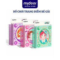 Đồ chơi trang điểm bé gái sổ makeup thiết kế thời trang Mideer Make up Manual