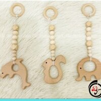 Đồ Chơi Trang Trí - Sét Đồ Chơi Bằng Gỗ Treo Kệ Chữ A