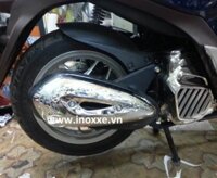 Đồ chơi trang trí Sh mode-Ốp che pô nhỏ mạ crom