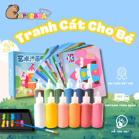 Đồ Chơi Tranh Cát Cho Trẻ Tập Tô Màu, Tranh Cát Dễ Thương Kèm Nhiều Màu Vẽ Cho Bé Thỏa Sức Sáng Tạo Với Đam Mê Hội Họa