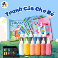 Đồ Chơi Tranh Cát Cho Trẻ Tập Tô Màu, Tranh Cát Dễ Thương Kèm Nhiều Màu Vẽ Cho Bé Thỏa Sức Sáng Tạo Với Đam Mê Hội Họa