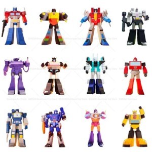 Bộ xếp hình Robot biến hình Optimus Prime Action Figure 30cm Transformer