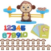 Đồ chơi trẻ em Bộ Đồ Chơi Khỉ Cân Bằng Giúp Bé Học Số Học Và Phép Tính Taby Toys DT24