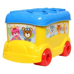 Đồ chơi trẻ em Bộ đồ chơi Thả khối xe buýt vui nhộn Pamama (P0104)