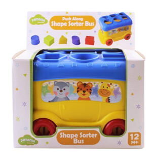 Đồ chơi trẻ em Bộ đồ chơi Thả khối xe buýt vui nhộn Pamama (P0104)