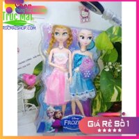 đồ chơi trẻ em bộ đôi búp bê Frozen khớp cao cấp