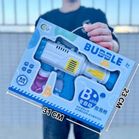 Đồ Chơi Trẻ Em Cầm Tay Điện Bong Bóng Máy Chơi Nước Hoàn Toàn Tự Động Gatling Súng Bong Bóng Cơ Chế Quà Tặng#YZWJ3.27#