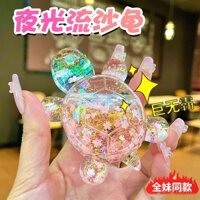 Đồ chơi trẻ em, cặp rùa nhỏ phát sáng trong bóng tối, rùa khổng lồ màu đỏ tương tự, búp bê rùa phát sáng, đồ trang trí