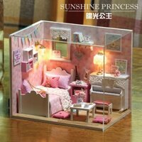 Đồ chơi trẻ em cho bé gái Ngôi nhà vui chơi mini Barbie nhà bếp nhỏ 8 9 10 11 12 tuổi trở lên11