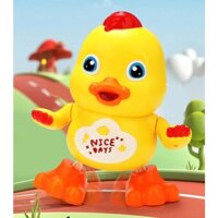 Đồ chơi trẻ em, chú vịt biết nhảy múa Model 2355, có nhạc và đèn vui nhộn