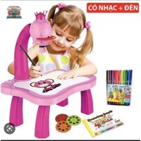 Đồ chơi trẻ em - Đèn bàn máy chiếu cho bé tập vẽ