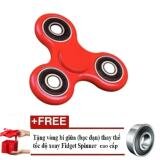 Đồ chơi trẻ em - Đồ Chơi Con Quay Giúp Xả Stress Fidget Spinner (đỏ)+Tặng 1 vòng bi (bạc đạn) giữa cao cấp