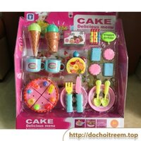 Đồ chơi trẻ em - Đồ chơi làm bánh sinh nhật nhiều món