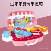 Đồ chơi trẻ em Đồ chơi nhà bếp bác sĩ nhỏ đồ chơi nhà bếp màu đất sét nghệ sĩ trang điểm mô phỏng chậu rửa rau cho bé trai Bộ máy khoan điện