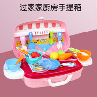Đồ chơi trẻ em Đồ chơi nhà bếp bác sĩ nhỏ đồ chơi nhà bếp màu đất sét nghệ sĩ trang điểm mô phỏng chậu rửa rau cho bé trai Bộ máy khoan điện