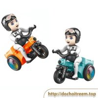 Đồ chơi trẻ em - Đồ Chơi Xe Đạp Ba Bánh Có Nhạc, Có Đèn Quay 360 Độ