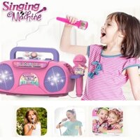 Đồ chơi trẻ em hát Máy Micphone - Karaoke cho bé - Sản phẩm kết nối điện thoại nghe nhạc cực vui nhộn