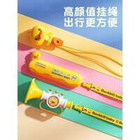 Đồ chơi trẻ em kèn trumpet vịt vàng, nhạc cụ giáo dục sớm cho trẻ sơ sinh, kèn harmonica thổi, đồ chơi còi mini cho trẻ sơ sinh