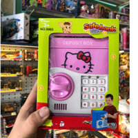 Đồ Chơi Trẻ Em Két Sắt Mini Hình Hello Kitty Đáng Yêu Cho Bé