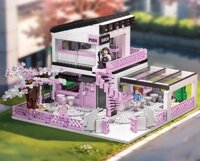 Đồ chơi trẻ em lắp ghép mô hình ngôi nhà phong cách Nhật Bản