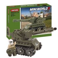 Đồ chơi trẻ em lắp ráp xe tăng quân sự Oxford MW33110 gồm 153 mảnh ghép