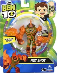 Đồ chơi trẻ em mô hình Ben 10 Hot Shot Action Figure
