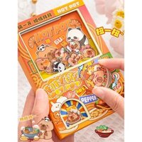 Đồ chơi trẻ em nổi tiếng trên mạng 2025 bé gái bán chạy Máy Panda poopping Túi Sổ tay sổ tay nhỏ phổ biến Thời gian chơi nhà đồ chơi giáo dục phù hợp với bé gái quà sinh nhật