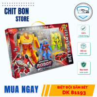 Đồ Chơi Trẻ Em: Robot Biến Hình Biệt Đội Sấm Sét DK 01193 Trải Nghiệm Đỉnh Cao