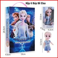 Đồ Chơi Trẻ Em Sét 6 Búp Bê Elsa Anna FROZEN II FROM DISNEY,Cỡ Lớn Có Giầy Chắc Chắn