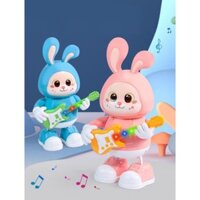 Đồ chơi trẻ em, Thỏ đánh đàn guitar cho bé, Thỏ biết nhảy có nhạc và đèn vui nhộn