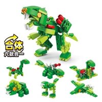 Đồ Chơi Trẻ Em Tương Thích Lego Jurassic World Tyrannosaurus Triceratops Lắp Ráp Khối Xây Dựng Mô Hình Quà Tặng Sinh Nhật 3.17