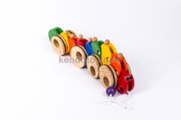 Đồ chơi trẻ em vui nhộn | Xe kéo con sâu