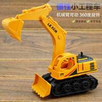Đồ Chơi Trẻ Em Xe Kỹ Thuật Quán Tính Xe Bé 2 Trong 1 Máy Xúc Bé Trai Trượt Đẩy Mô Hình Máy Xúc
