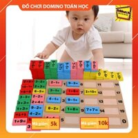 Đồ chơi trẻ em xếp hình Domino gỗ 110 thẻ