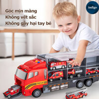 Đồ Chơi Trẻ Em,Gara Ô Tô Di Động,Set Xe Tải Nhiều Ngăn 6 Trong 1,Đồ Chơi Ô Tô Cho Bé Trai