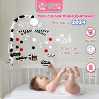 Đồ chơi treo cũi phát nhạc treo nôi cho trẻ sơ sinh 36 bài hát tự động quay Cao cấp Baby Crib Mobile Lalala baby