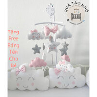 Đồ chơi treo nôi mây trăng sao (Tặng free bảng tên)