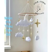 Đồ chơi treo nôi mây trăng sao