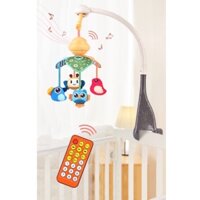 Đồ chơi treo nôi treo cũi phát nhạc ( có điều khiển từ xa) kích thích thị giác cho bé