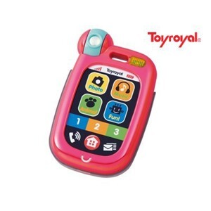 Đồ chơi treo xe đẩy Toyroyal Smartphone hồng 4022