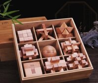 Đồ chơi trí tuệ giải mã câu đố khóa Khổng Minh dành cho trẻ em và người lớn giúp phát triển trí tuệ và kỹ năng giải quyết vấn đề DG294