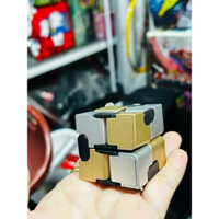 Đồ chơi trí tuệ Rubik 2x2 khối lập phương vô cực bằng kim loại INFINITY CUBE 3 (HỢP KIM NHÔM)