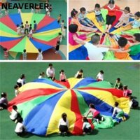 Đồ chơi trò chơi ô dù cầu vồng NEAVERLER Đường kính 2-6M Chơi Ballute Jump-Sack