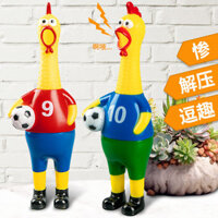 Đồ chơi trò đùa trẻ em, bóng đá, trò chơi tụ tập gà kêu, đồ chơi trò đùa gà kêu [yfs]