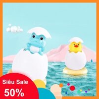 ĐỒ CHƠI TRONG NHÀ TẮM HÌNH KHỦNG LONG - CHIM CÁNH CỤT - CON VỊT QUẢ TRỨNG_ntt
