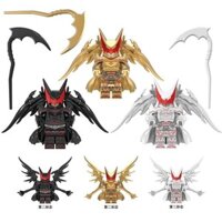 Đồ chơi tương thích Batman Minifigure, đồ chơi lắp ráp bên thứ ba trong nước, khối xây dựng Batman đen trắng vàng địa ngục, mẫu mới